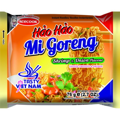 ACECOOK Hao Hao Instant Mie Goreng Shrimp & Onion Flavour 76g