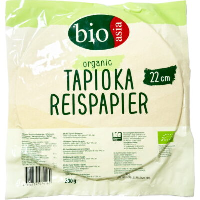BIO ASIA Organic Tapioca Round Rice Paper 22cm