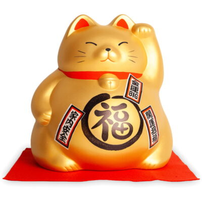 EMRO AZIATICA Money-Box Lucky Cat Gold 19cm