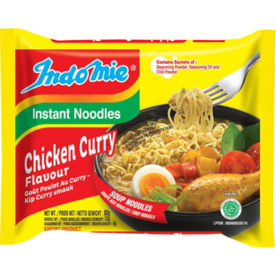 INDOMIE Instant Noodle Soup Chicken Curry Flavour 80g
