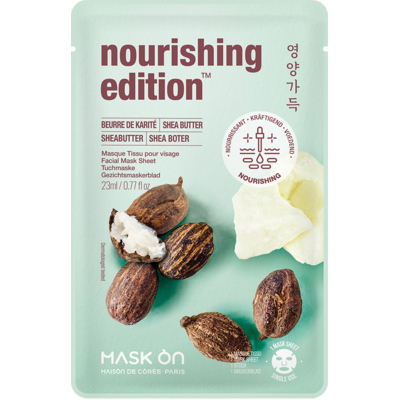 MASK ON Facial Mask Sheet With Seabutter Nourishing Edition